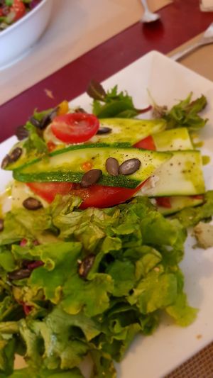 Zucchini lasagna at SOJI in Marseille