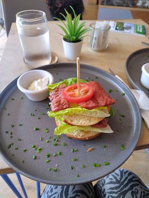 Vegan BLT at Kibble Bakery in Skipton