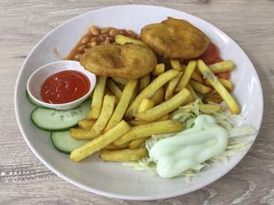 Vegetarian Chicken Chop at SHU Vegetarian 蔬方斋 in West Singapore