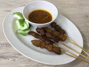 Satay at SHU Vegetarian 蔬方斋 in West Singapore