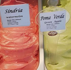 Watermelon and green apple. (Photo from La Provençana Facebook page). at La Provençana in Lhospitalet De Llobregat