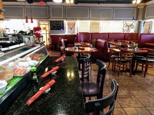 The cozy sushi bar at Zen of Sushi. at Zen of Sushi in Port St Lucie