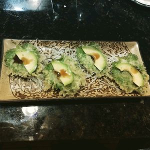 Vegan Shiso Tempura with Avocado at Zen of Sushi in Port St Lucie