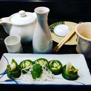 Vegan Sushi the Taliesen roll at Zen of Sushi in Port St Lucie