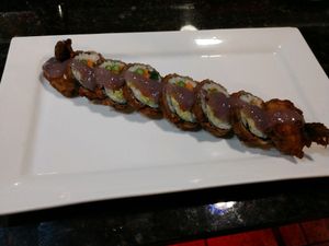 Vegan Tempura Futomaki at Zen of Sushi in Port St Lucie