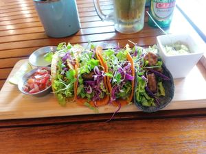  at La Bruja Vegan Foods in Antigua