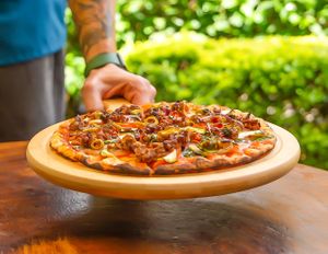  at La Bruja Vegan Foods in Antigua