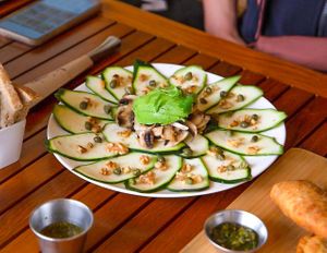  at La Bruja Vegan Foods in Antigua