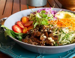  at La Bruja Vegan Foods in Antigua