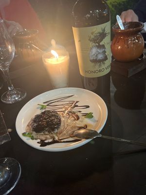 Vegan wine & Vegan ice cream  at La Bruja Vegan Foods in Antigua