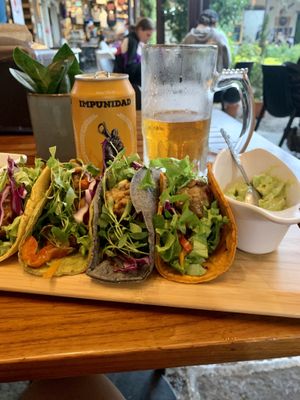   at La Bruja Vegan Foods in Antigua