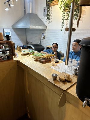   at La Bruja Vegan Foods in Antigua