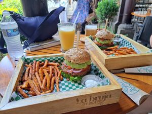  at La Bruja Vegan Foods in Antigua