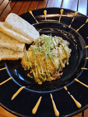  at La Bruja Vegan Foods in Antigua