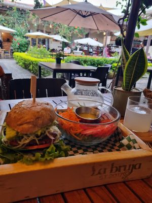  at La Bruja Vegan Foods in Antigua