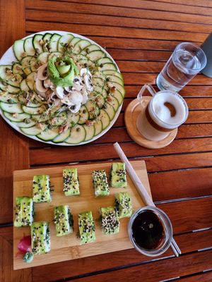  at La Bruja Vegan Foods in Antigua