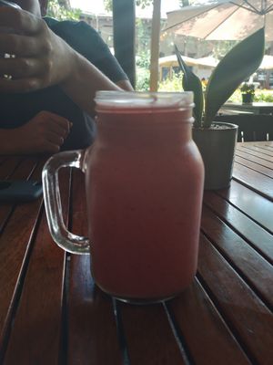  at La Bruja Vegan Foods in Antigua