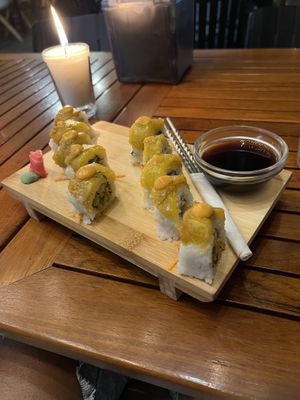 Magma sushi rol  at La Bruja Vegan Foods in Antigua