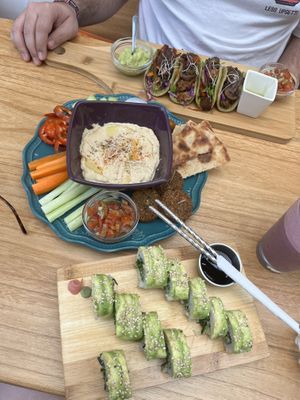   at La Bruja Vegan Foods in Antigua