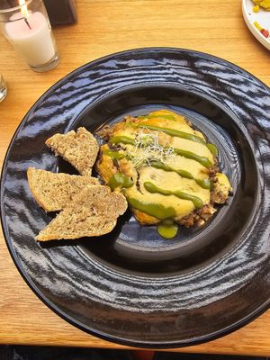  at La Bruja Vegan Foods in Antigua