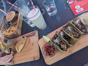  at La Bruja Vegan Foods in Antigua