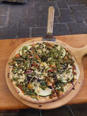  at La Bruja Vegan Foods in Antigua