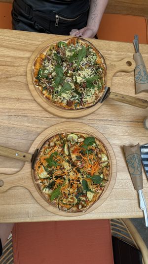   at La Bruja Vegan Foods in Antigua