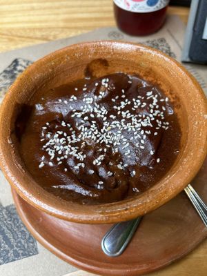 Mole  at La Bruja Vegan Foods in Antigua