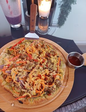  at La Bruja Vegan Foods in Antigua