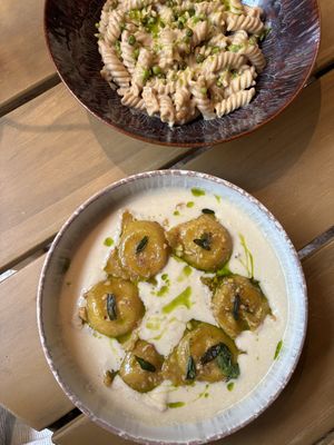   at La Bruja Vegan Foods in Antigua