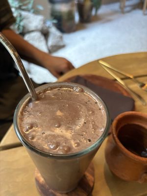   at La Bruja Vegan Foods in Antigua