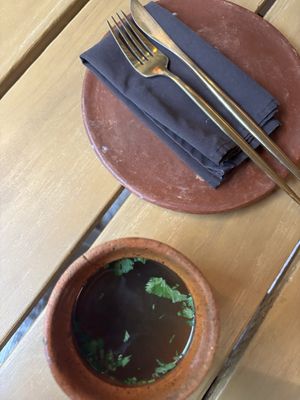   at La Bruja Vegan Foods in Antigua