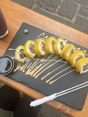   at La Bruja Vegan Foods in Antigua