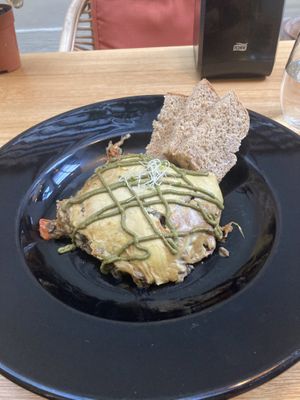   at La Bruja Vegan Foods in Antigua