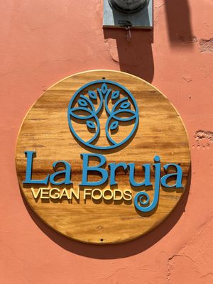   at La Bruja Vegan Foods in Antigua