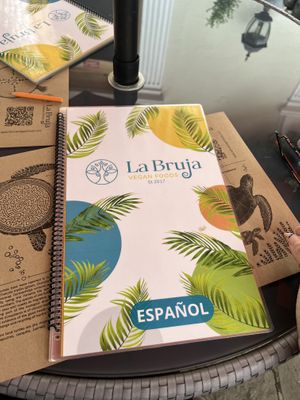   at La Bruja Vegan Foods in Antigua