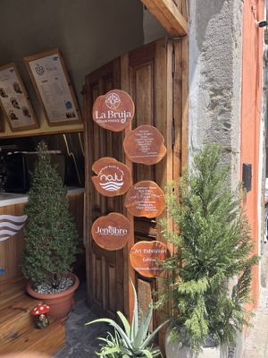   at La Bruja Vegan Foods in Antigua