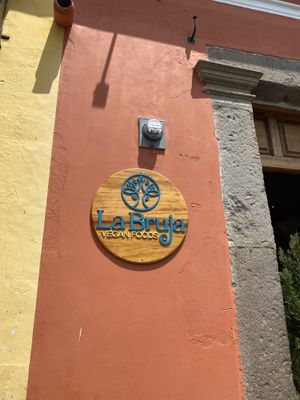   at La Bruja Vegan Foods in Antigua