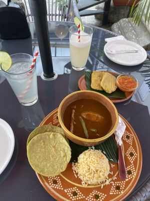 pepian  at La Bruja Vegan Foods in Antigua