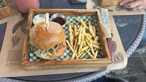   at La Bruja Vegan Foods in Antigua