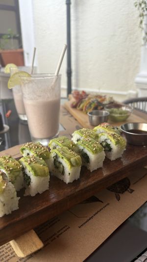   at La Bruja Vegan Foods in Antigua