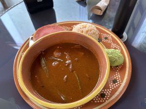 Pepián  at La Bruja Vegan Foods in Antigua