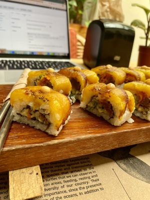   at La Bruja Vegan Foods in Antigua