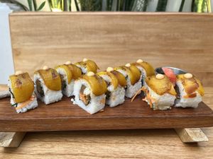 Sushi  at La Bruja Vegan Foods in Antigua