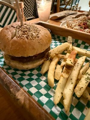  at La Bruja Vegan Foods in Antigua