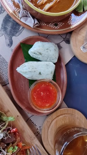  at La Bruja Vegan Foods in Antigua