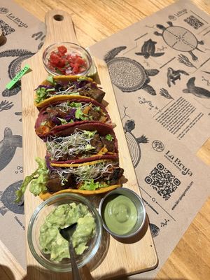   at La Bruja Vegan Foods in Antigua