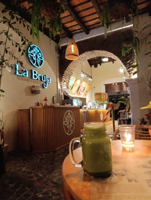  at La Bruja Vegan Foods in Antigua