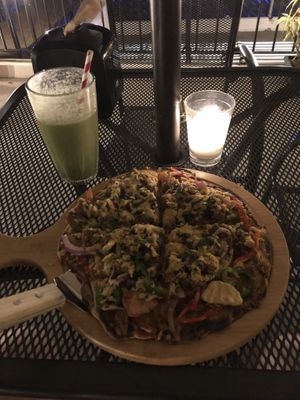   at La Bruja Vegan Foods in Antigua