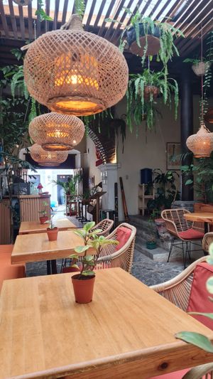  at La Bruja Vegan Foods in Antigua